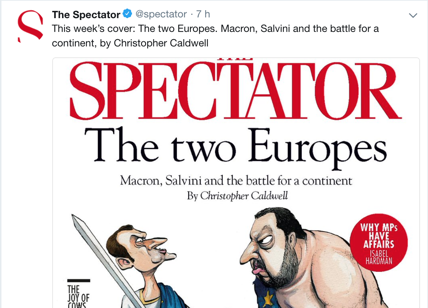 Matteo Salvini "troglodita" in copertina del britannico The Spectator - FOTO