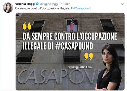 Sgombero CasaPound, Raggi si schiera: Da sempre contro l'occupazione illegale