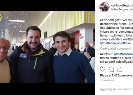 Matteo Salvini vola ad Atene con Ryanair e senza scorta