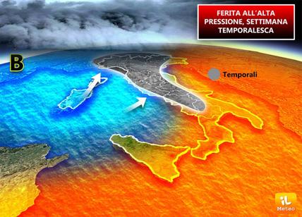 Previsioni meteo, tre giorni di temporali nel caldo di Scipione