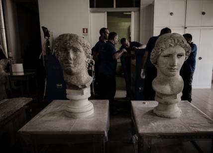 Le due statue tornano a casa. Restaurate le teste colossali dei Capitolini