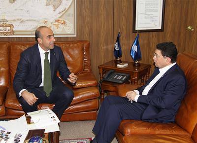 Ugo Picarelli con Taleb Rifai in sede Unwto ape