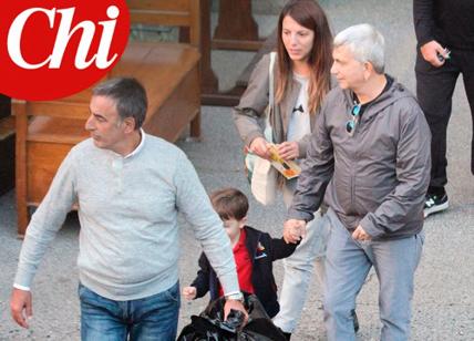 Vendola ritrova il sorriso dopo l'infarto: eccolo con il figlio Tobia