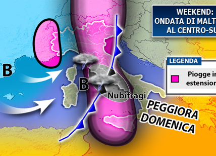 Previsioni meteo weekend freddo:ondata maltempo. Inverno in Italia. Meteo news