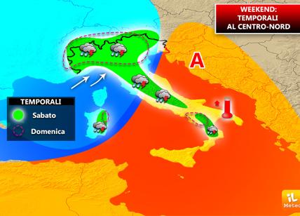 Previsioni meteo: 25 aprile col sole, nel weekend temporali