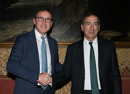 Il ministro Francesco Boccia incontra Giuseppe Sala a Milano.