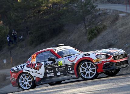 L’Abarth 124 rally protagonista nella categoria R-GT nel Tour de Corse
