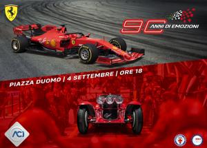 Aci e Ferrari insieme per celebrare il 90° Gran Premio d’Italia