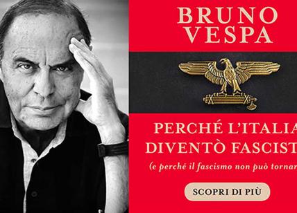 Bruno Vespa e il Fascismo, errore in copertina: l'aquila simbolo di Salò