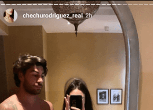 CECILIA, UN SELFIE BOLLENTE RODRIGUEZ SENZA REGGISENO