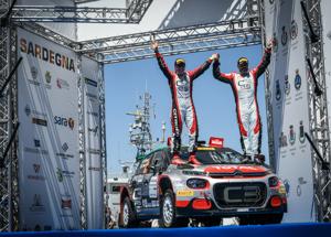 CIR, Rally Sardegna- La Citroen C3 di Rossetti – Mori chiude sul podio