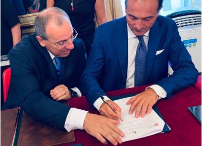 Da Sx Michele Di Bari e Alberto Cirio
