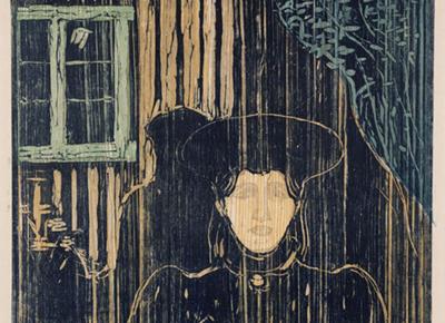 Edvard Munch Chiaro di luna , 1896 xilografia su carta giapponese