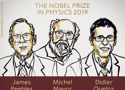 Il premio Nobel per la Fisica a James Peebles, Michel Mayor e Didier Queloz