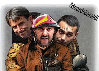 governo, lega, m5s, matteo salvini, vespa, giuseppe conte, lujigi di maio, pompieri