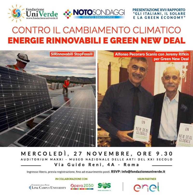 “Gli italiani, il solare e la green economy”