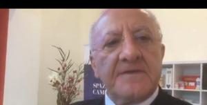 il presidente De Luca