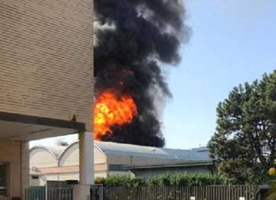 Incendio Trezzano 2