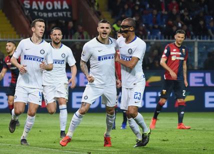 Inter, Icardi esulta dopo gol, assist e vittoria col Genoa: "Forza Inter"