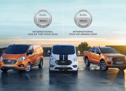 I commerciali Ford sono Van of The Year 2020 e Pick-Up of the Year 2020
