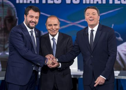Renzi-Salvini, scintille in tv. Chi ti è piaciuto di più? VOTA E DI' LA TUA