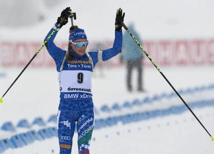 Mondiali di Biathlon, oro per l'azzurra Dorothea Wierer nella Mass start. FOTO