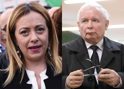 meloni kaczynski ape