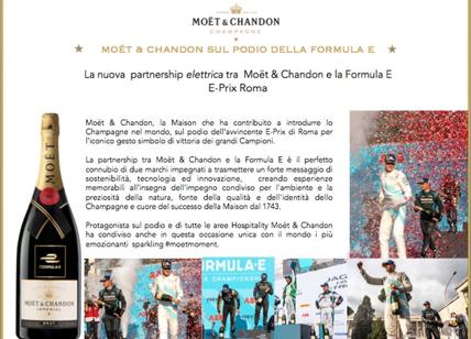 Moët & Chandon sul podio della Formula E - E-Prix Roma