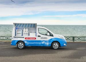 Nissan svela il concept van e-NV200 a zero emissioni per i gelati