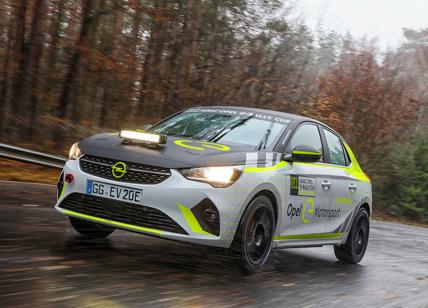 Prosegue i test della Opel Corsa-e Rally