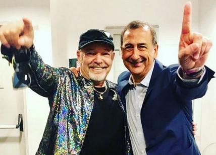 "Zio Vasco e zio Beppe": Sala a tutto rock su Instagram