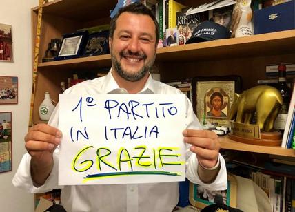 Europee, Salvini: "Voglio il 40% anche a Milano"