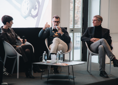 Serena Scarpello, Michele Lupi e Paolo Gagliardo, Ceo Qooder