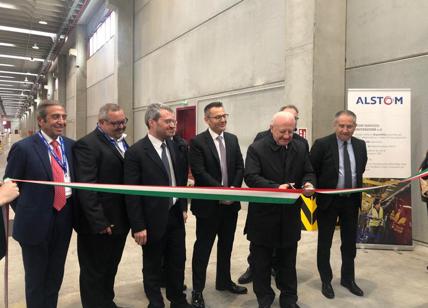 Alstom inaugura a Nola una nuova area dedicata alla manutenzione 4.0 dei treni