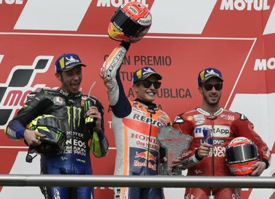 VALENTINO ROSSI MARQUEZ DOVIZIOSO