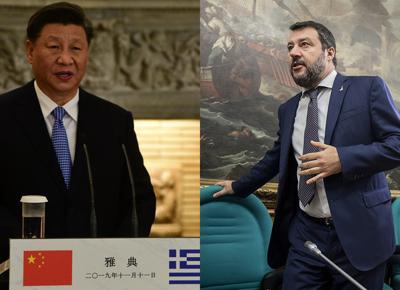 Xi Jinping Salvini