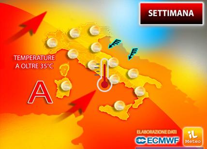 Previsioni meteo Italia, torna l'anticiclone africano con il gran caldo