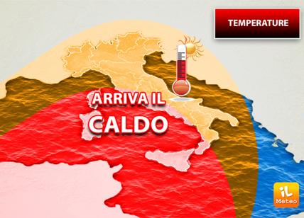 METEO CALDO: ANTICICLONE DELLE AZZORRE SULL'ITALIA. PREVISIONI METEO