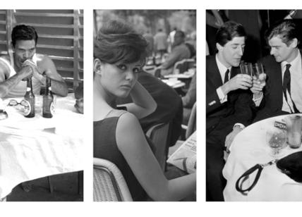 A tavola con Fellini e la Cardinale: al Pigneto la mostra fotografica dei divi