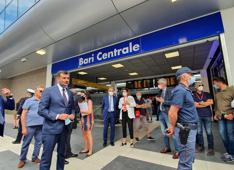 16 07 21 il sindaco Decaro all’inaugurazione del nuovo fronte della stazione sull’extramurale Capruzzi