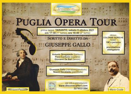 Puglia Opera Tour, si parte da Taranto con Paisiello e Costa