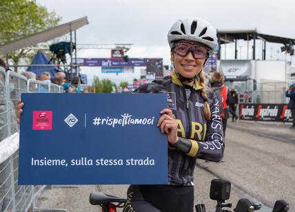 ACI protagonista al Giro d'Italia con la campagna "Rispettiamoci"