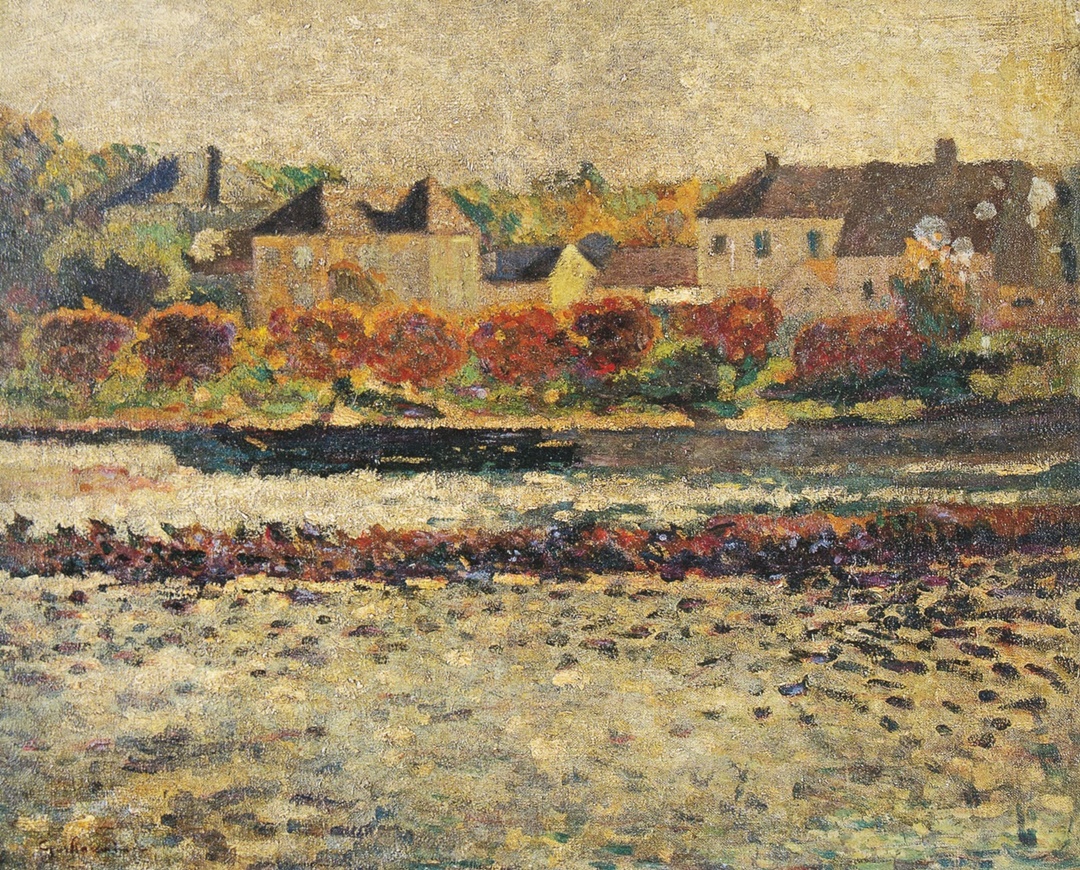 Armand Guillaumin   Paysage d'Ile de France, 1885