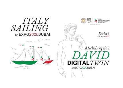 Expo 2020, Tricolore e David di Michelangelo per il padiglione Italia