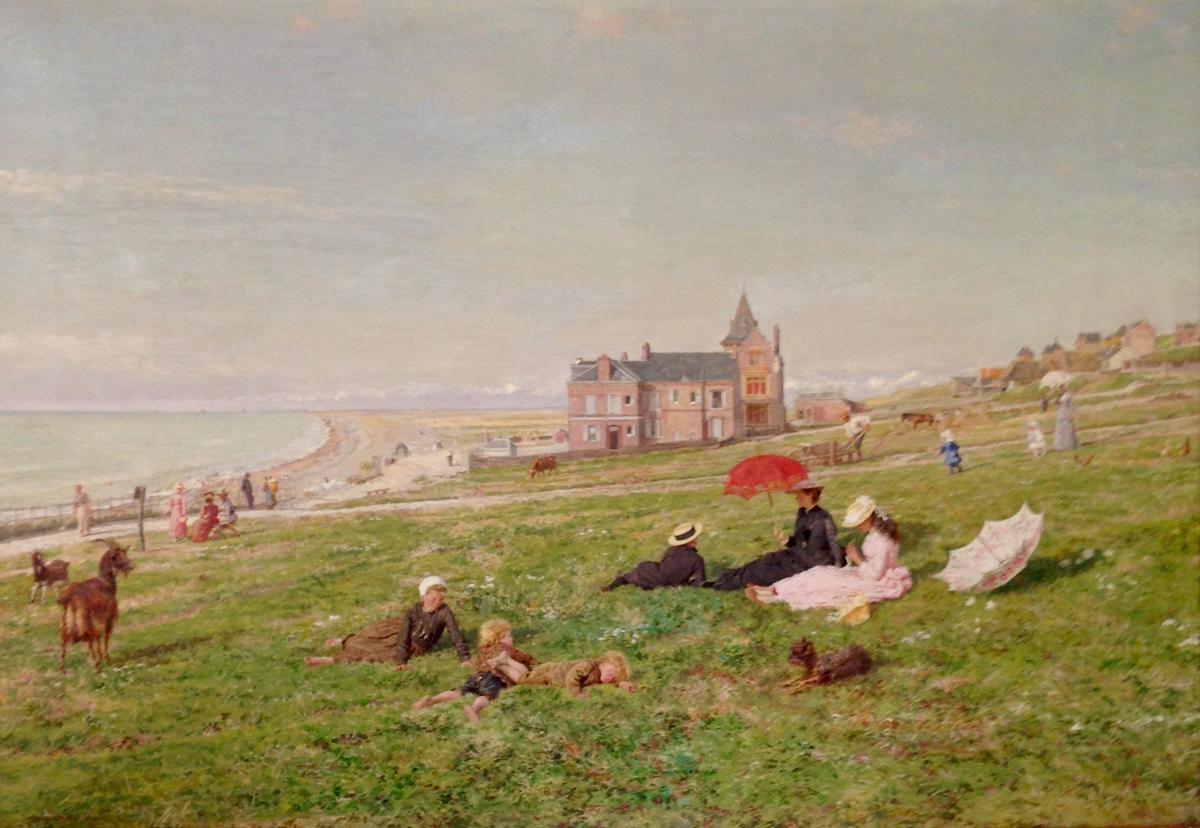 Firmin Girard   Orival, prairie et villas, 1880