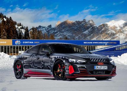 Mondiali di sci Cortina 2021: debutta la Audi RS e-tron GT prototipo