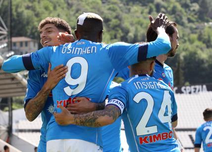 Osimhen lancia il Napoli: demolito lo Spezia. Gattuso vede la Champions League