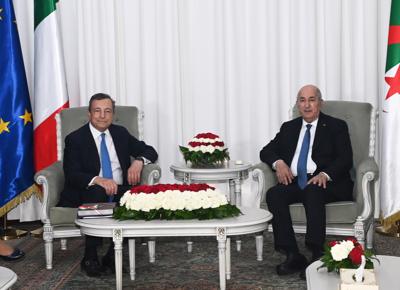 Il Presidente Draghi in Algeria