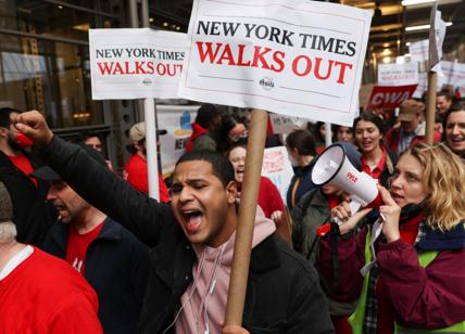 New York Times, sciopero di massa dei giornalisti: non succedeva da 40 anni