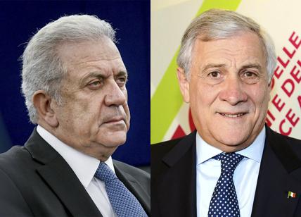 Dīmītrīs Avramopoulos e Antonio Tajani